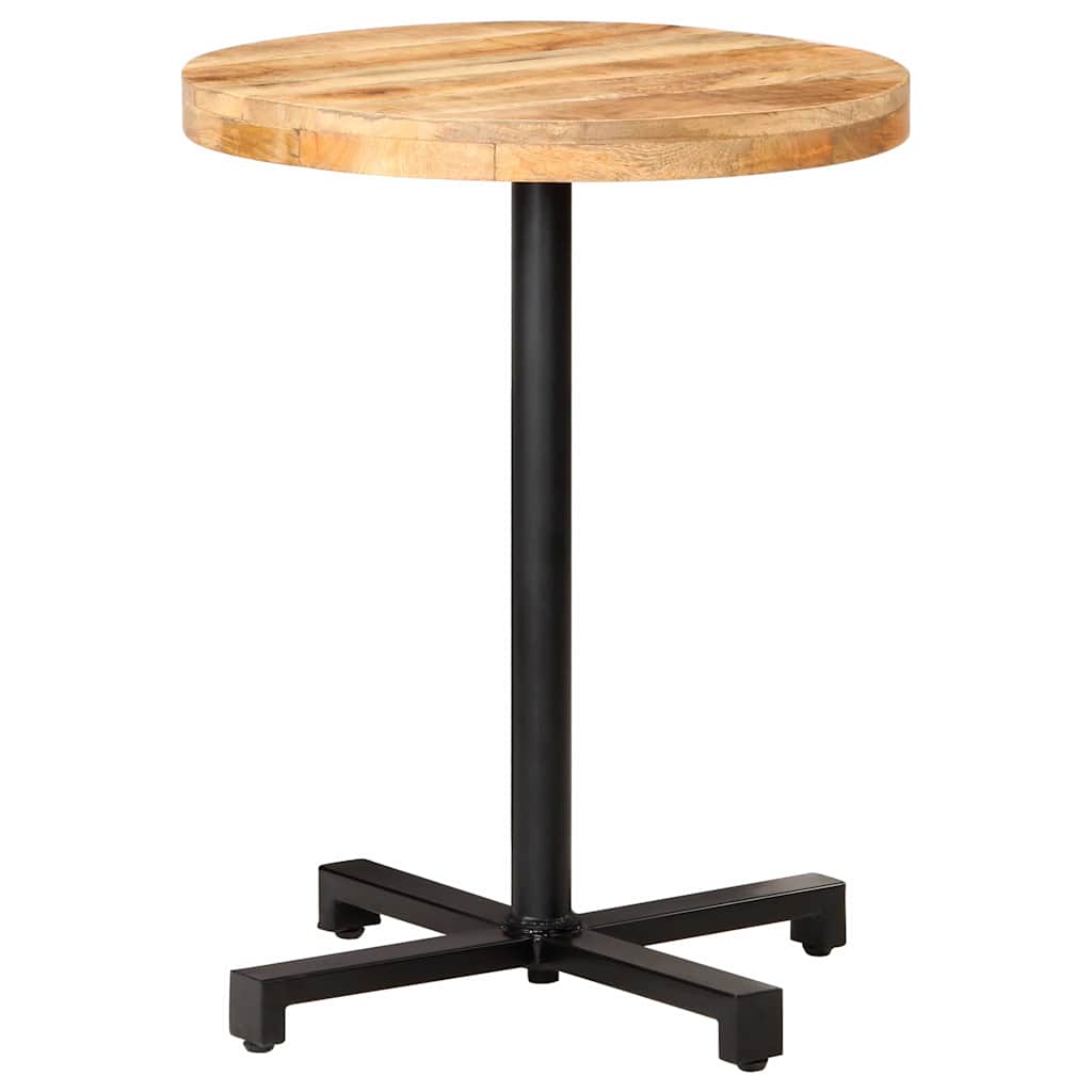 Vidaxl bistrotafel rond ø60x75 cm ruw mangohout