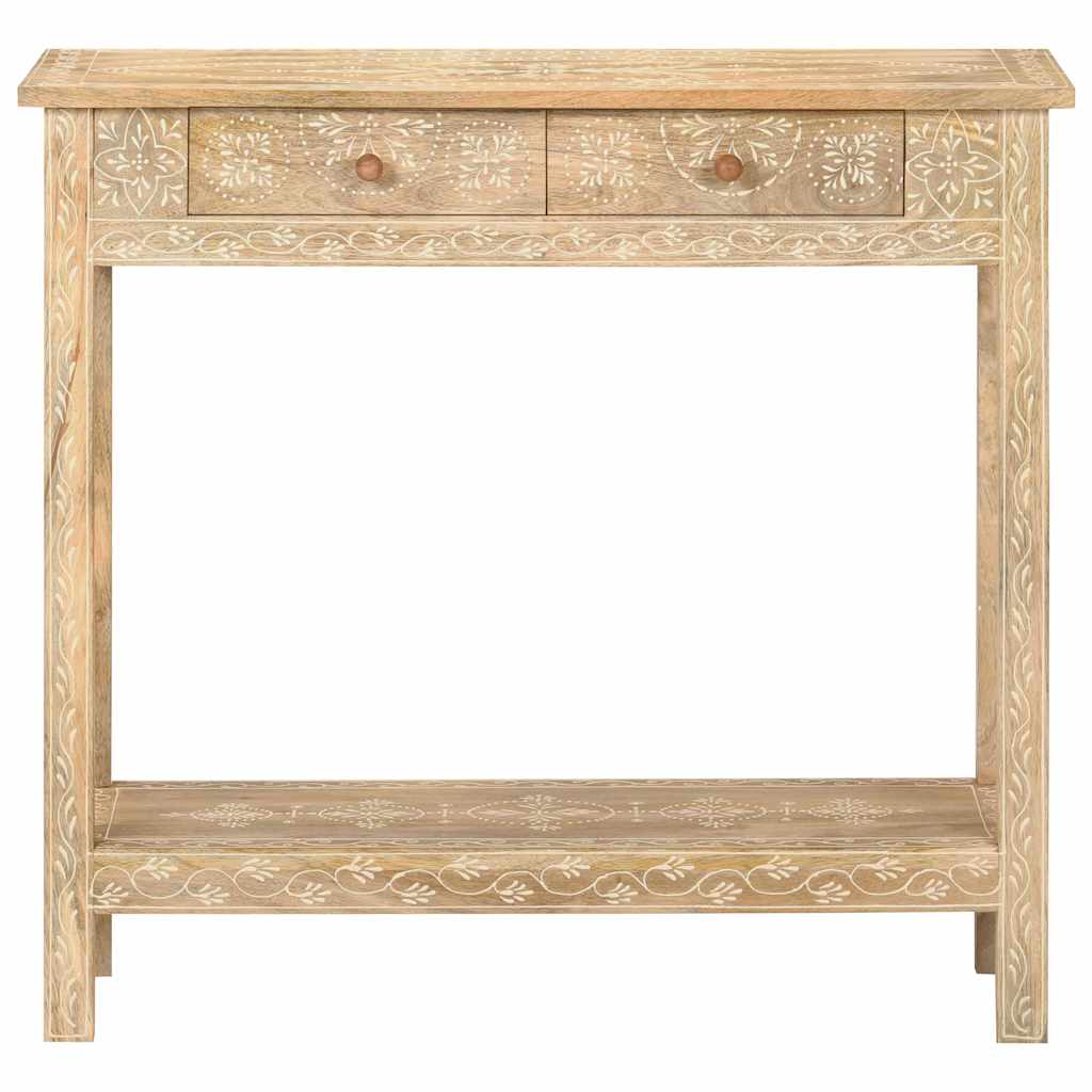 Vidaxl wandtafel 80x35x74 cm massief mangohout