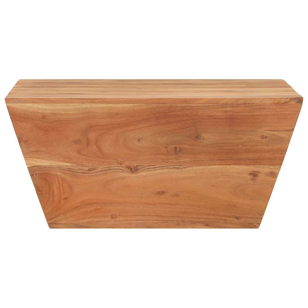Vidaxl salontafel v-vormig 66x66x30 cm massief acaciahout