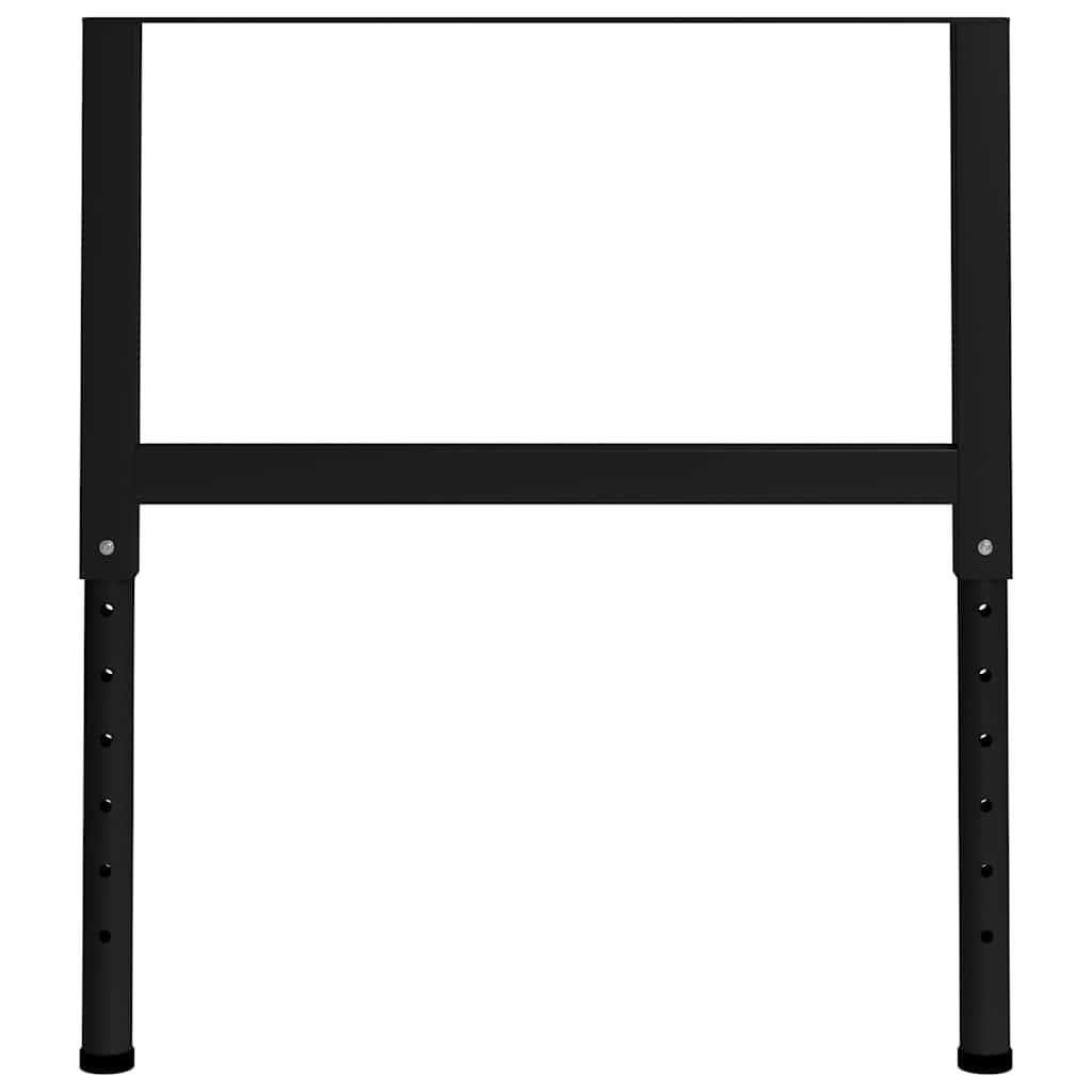 Vidaxl werkbankframes verstelbaar 2 st 85x(69-95,5) cm metaal zwart