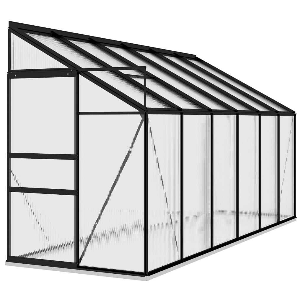Vidaxl Tuinkas 7,77 M³ Aluminium Anthrazit -gelöscht
