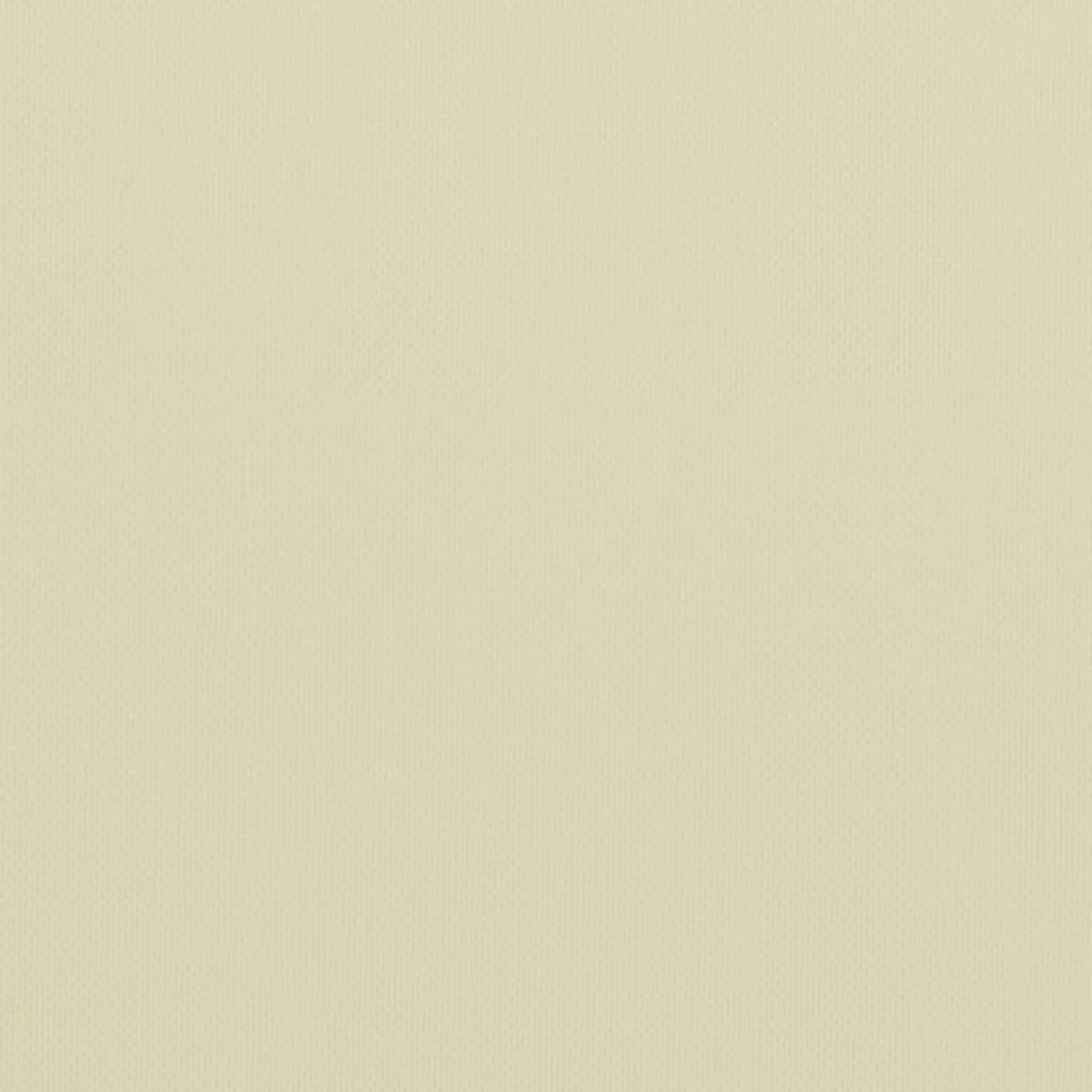 Vidaxl Balkon Bildschirm 120x600 cm Oxford Fabric Crème