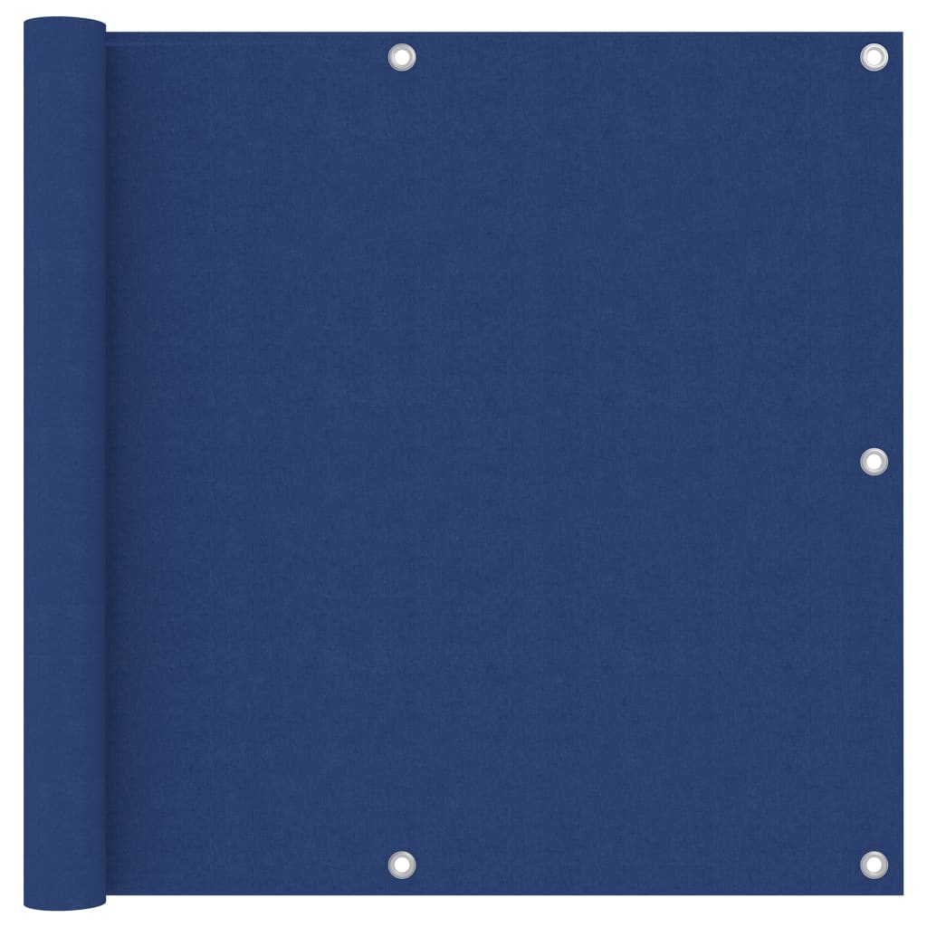 Vidaxl Balkon Bildschirm 90x600 cm Oxford Stoff blau