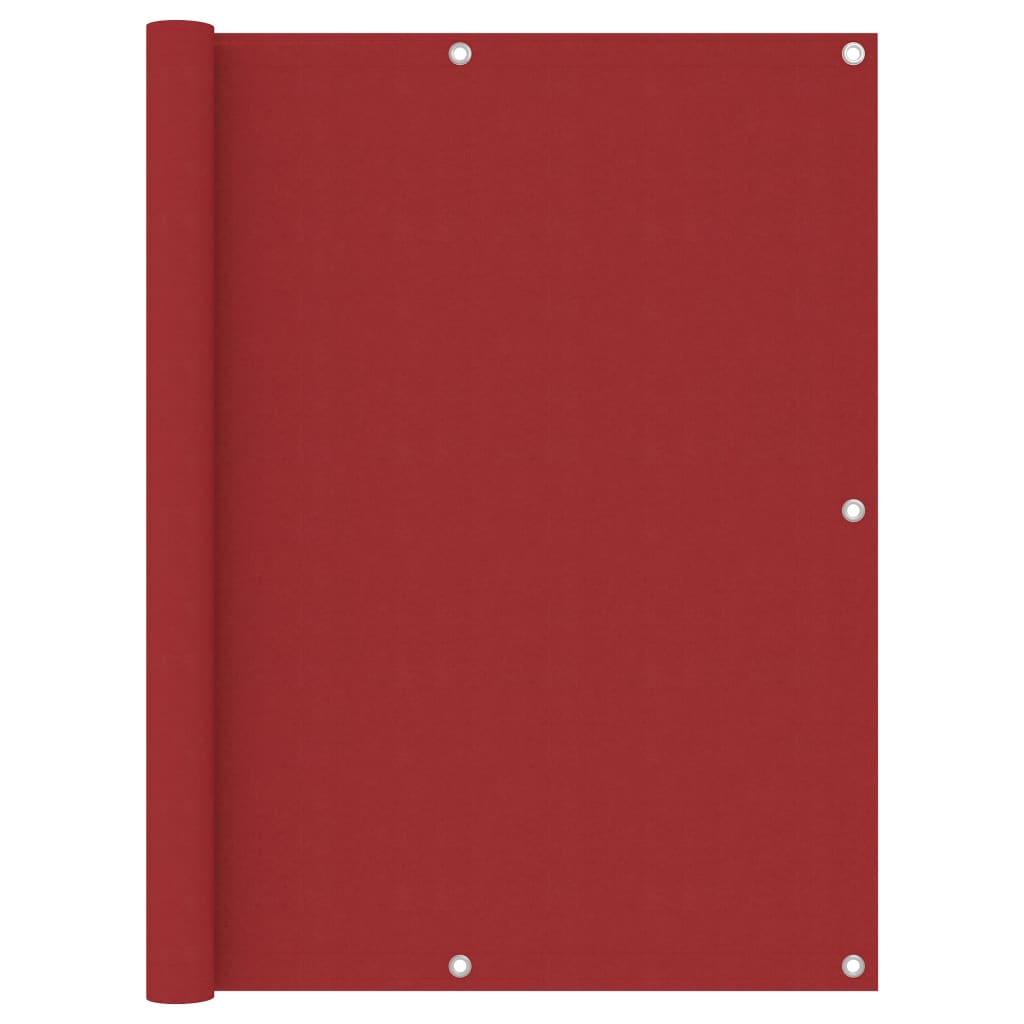 Vidaxl Balkon Bildschirm 120x300 cm Oxford Stoff rot