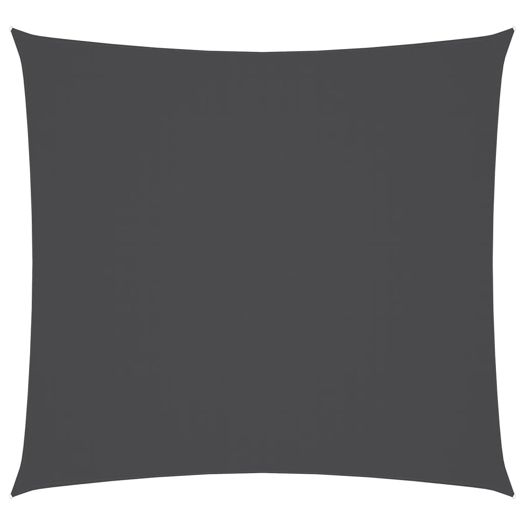 VIDAXL -Markise Square 5x5 M Oxford Stoffanthrazit -geläutet