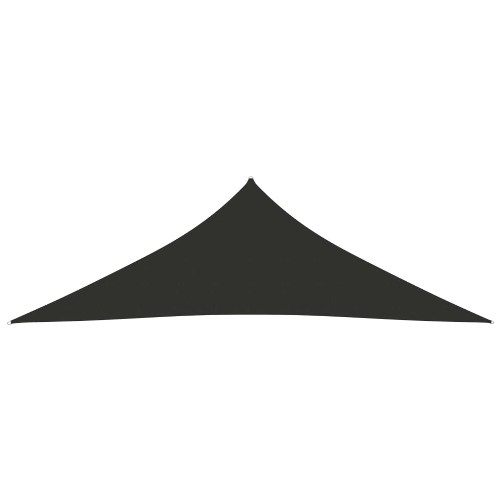 Vidaxl Sunshade Triangular 5x5x6 M Oxford Stoffanthrazit -gelöscht