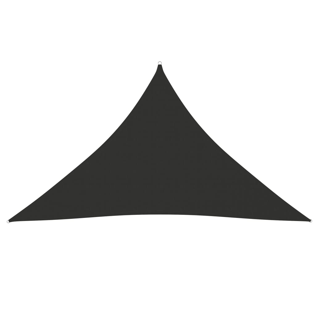 Vidaxl Sunshade Triangular 5x5x6 M Oxford Stoffanthrazit -gelöscht