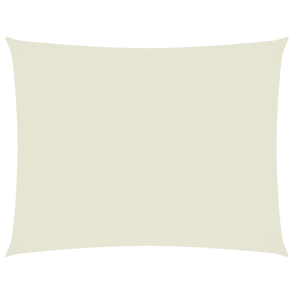 VIDAXL Sunshade Rechteck 6x8 M Oxford Stoffcreme -Colored