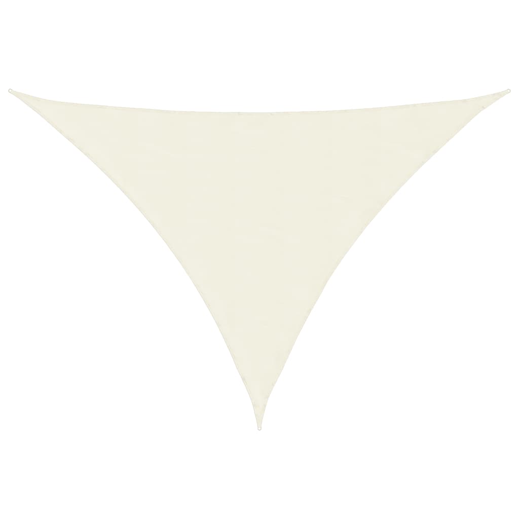 Vidaxl Sunshade Triangular 5x6x6 M Oxford Stoff Crème -Colored