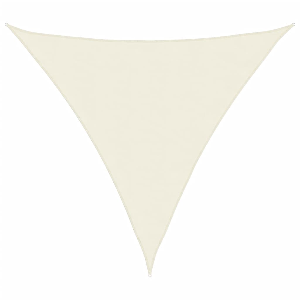 Vidaxl Sunchade Triangular 6x6x6 M Oxford Stoff Crème farbig