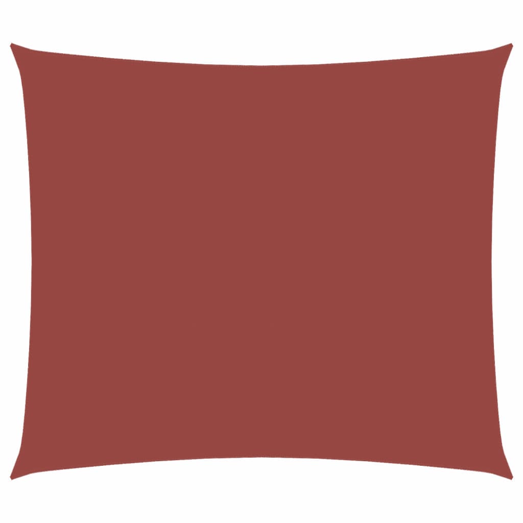 Vidaxl Sonnenschatten rechteckig 2,5 x 3 M. Oxford Stoff Terrakotta -gelenkt
