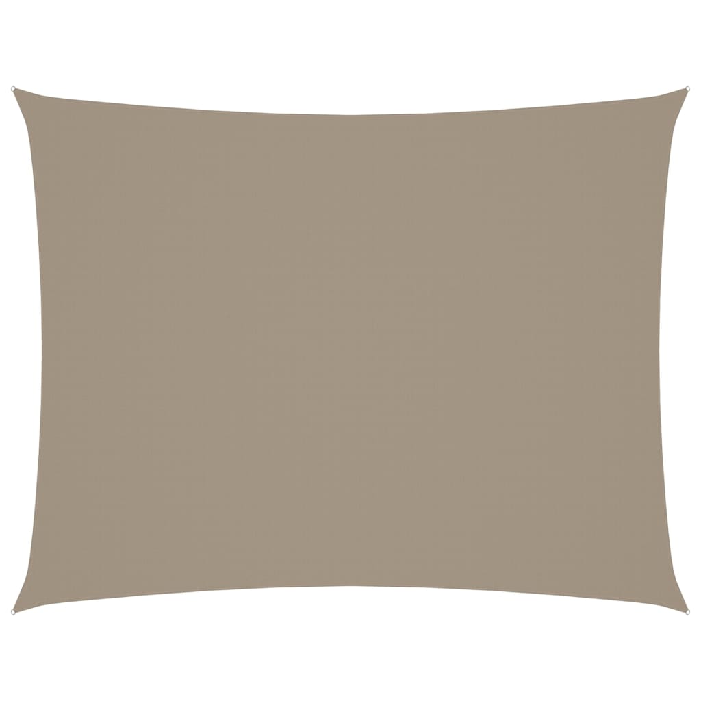 VIDAXL Sunshade Rechteckige 4x5 M Oxford Stofftaupe