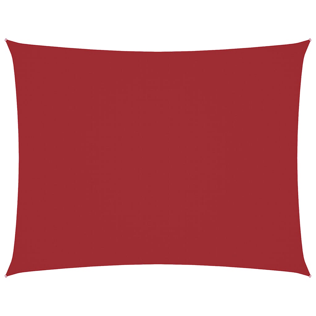 Vidaxl zonnescherm rechthoekig 3x4 m oxford stof rood