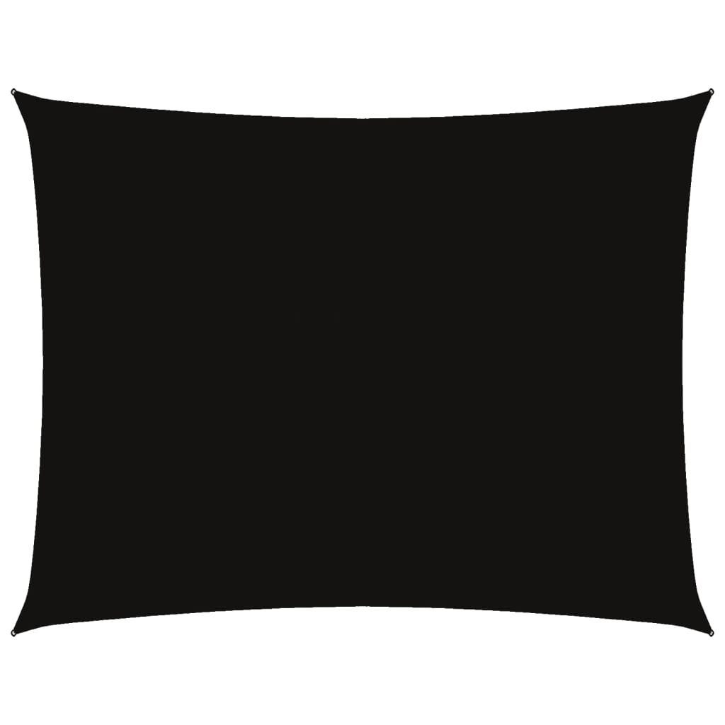 Vidaxl zonnescherm rechthoekig 3,5x4,5 m oxford stof zwart