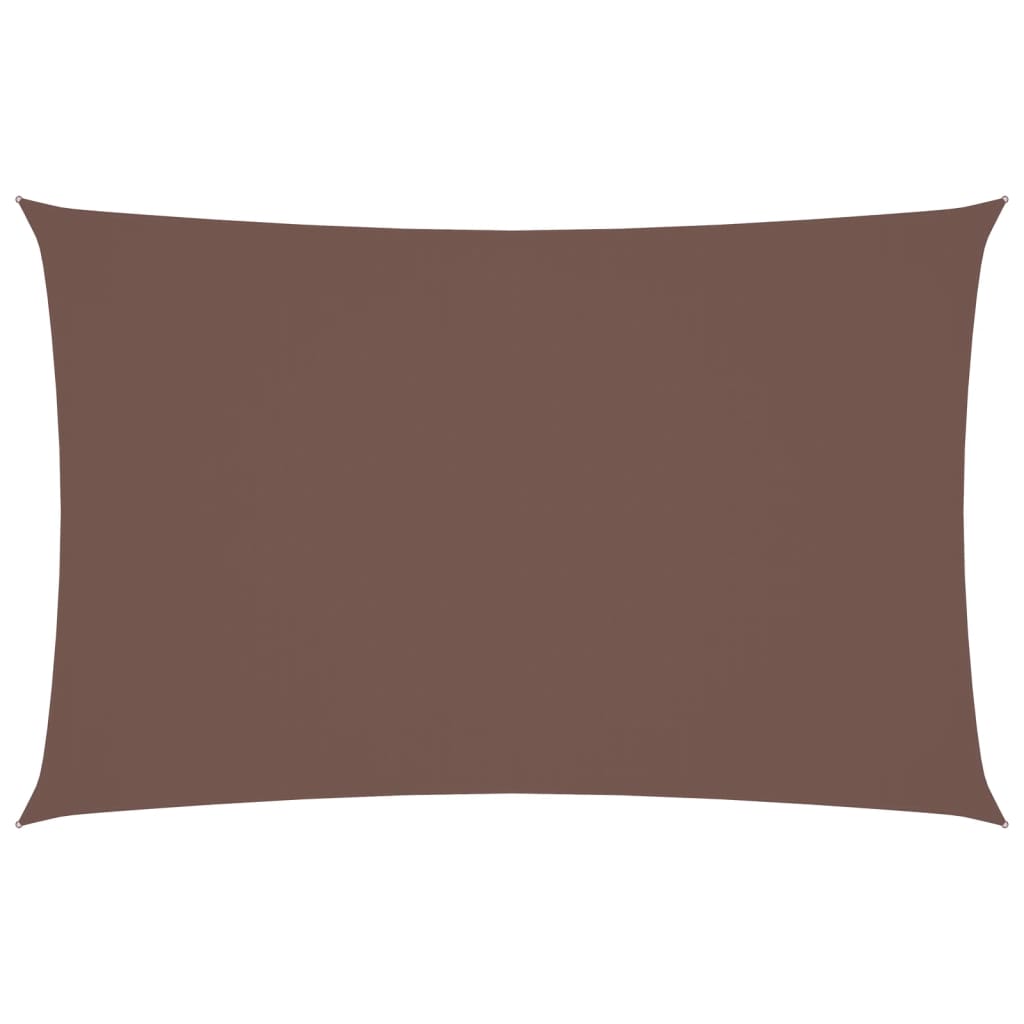 VIDAXL Sunshade Rechteck 2x4,5 M Oxford Stoff braun