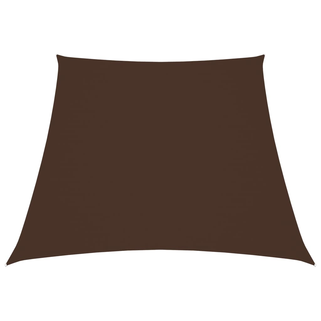 Vidaxl Zonnezeil Trapez 3 5x4 M Oxford Stoff braun