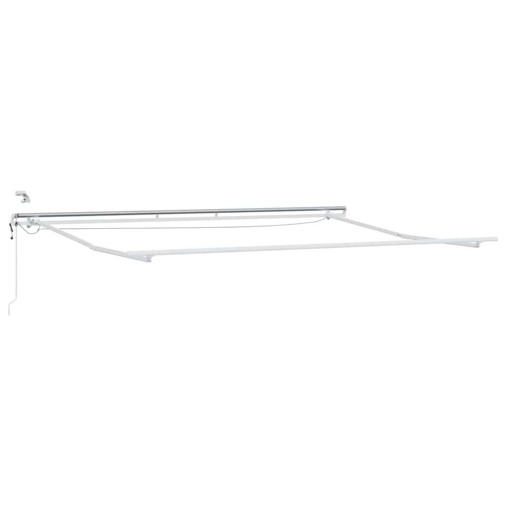 Vidaxl zijde frame met led-striplichten wit 400 × 300 cm aluminium