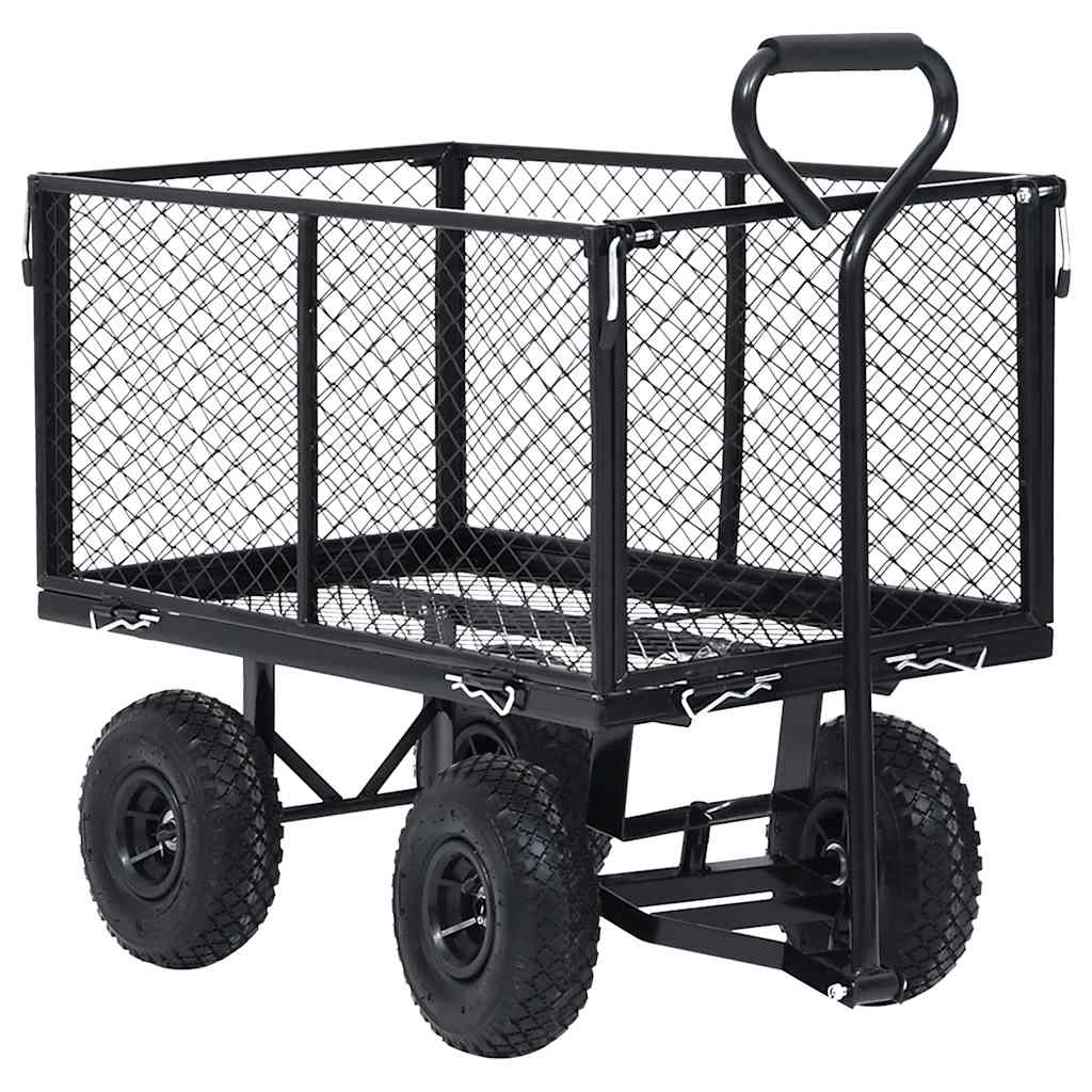 Vidaxl tuinwagen 350 kg zwart