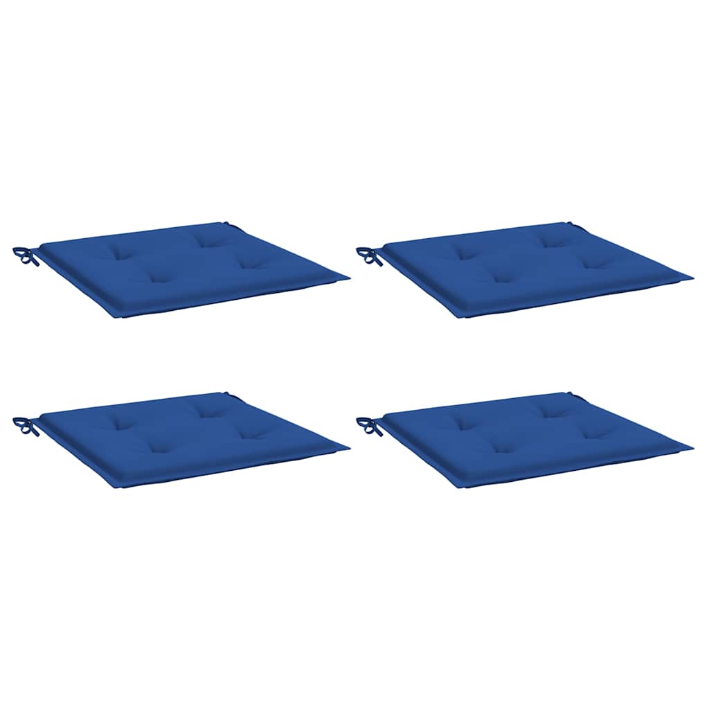 Vidaxl Gartenstuhl Kissen 4 Stcs 40x40x4 cm Oxford Fabric Royal Blue