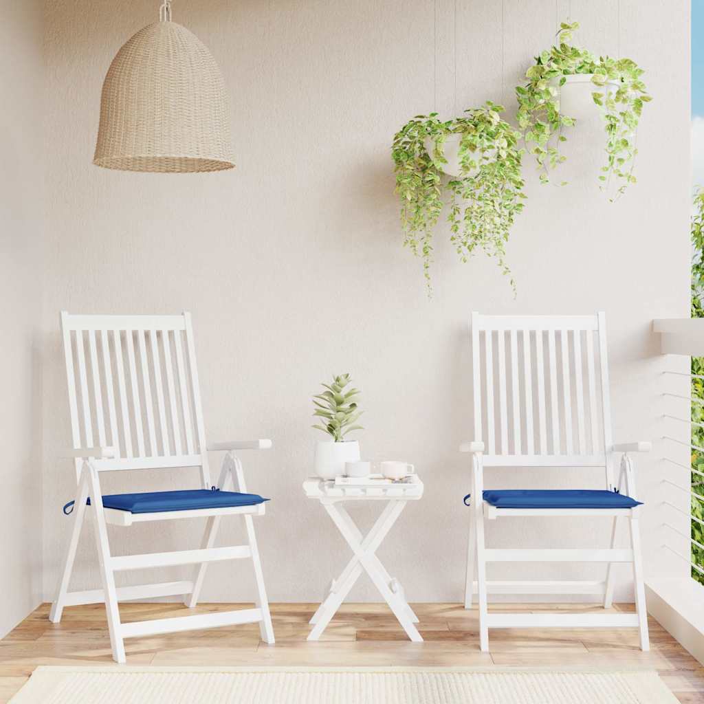 Vidaxl Gartenstuhl Kissen 2 ST 50 x 50 x 4 cm Oxford Fabric Royal Blau