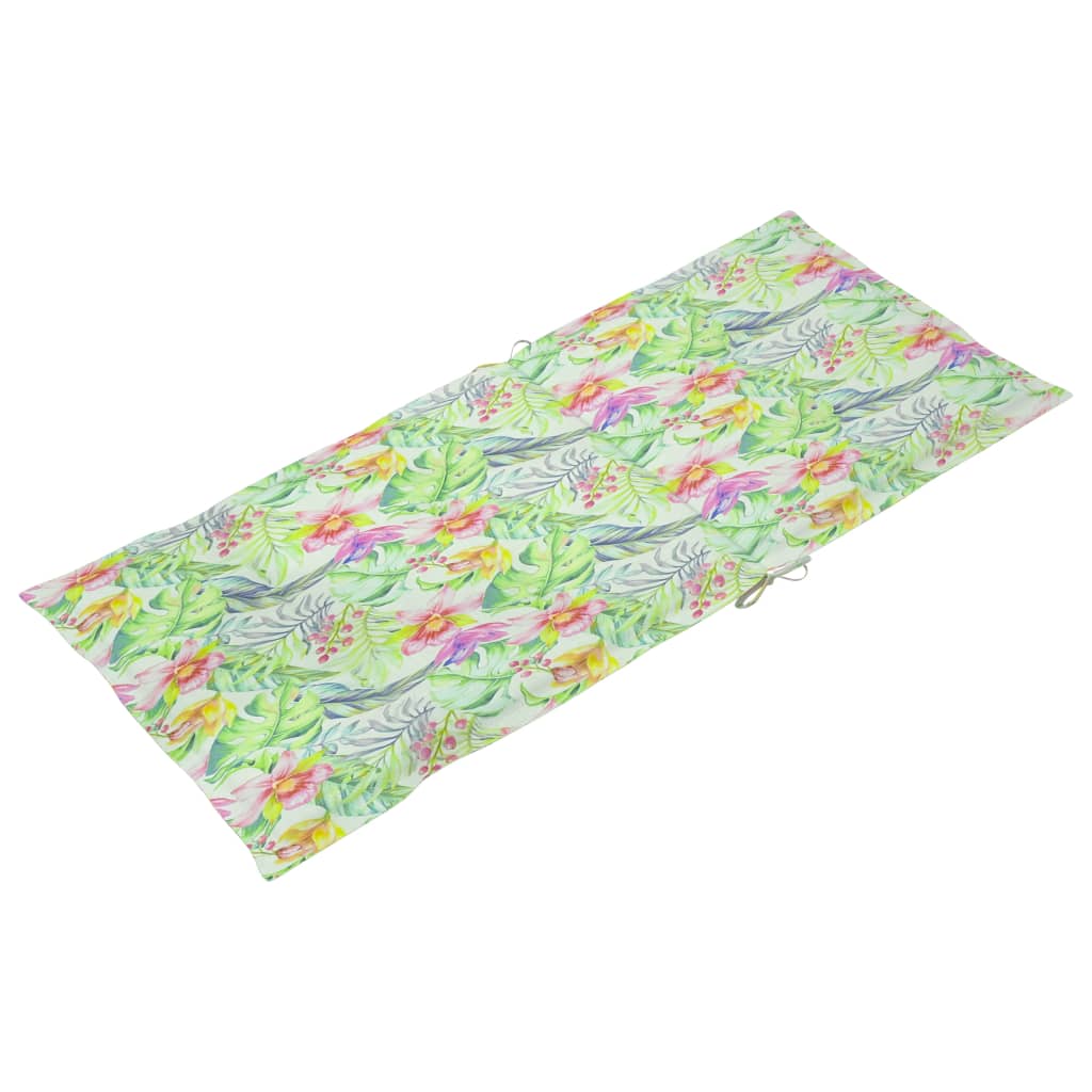 Vidaxl Gartenstuhlkissen 6 St. hohe Rückenblattmuster 120x50x3 cm Stoff