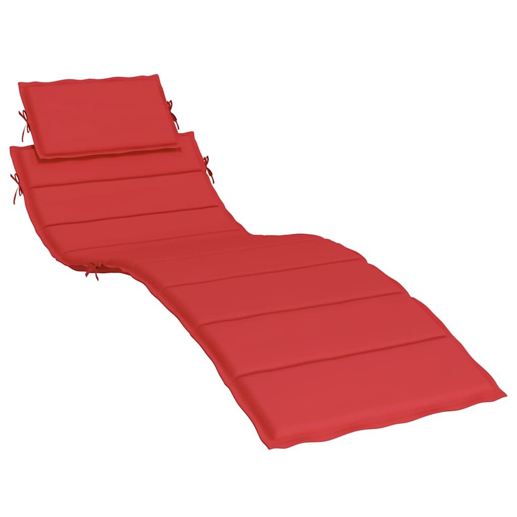 Vidaxl Lounge Kissen 186x58x4 cm Oxford Stoff rot