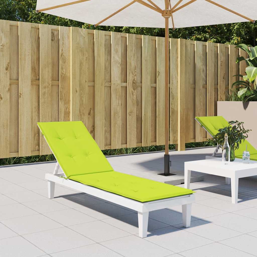 VIDAXL -Terrassenstuhlkissen (75+105) x50x4 cm klar grün