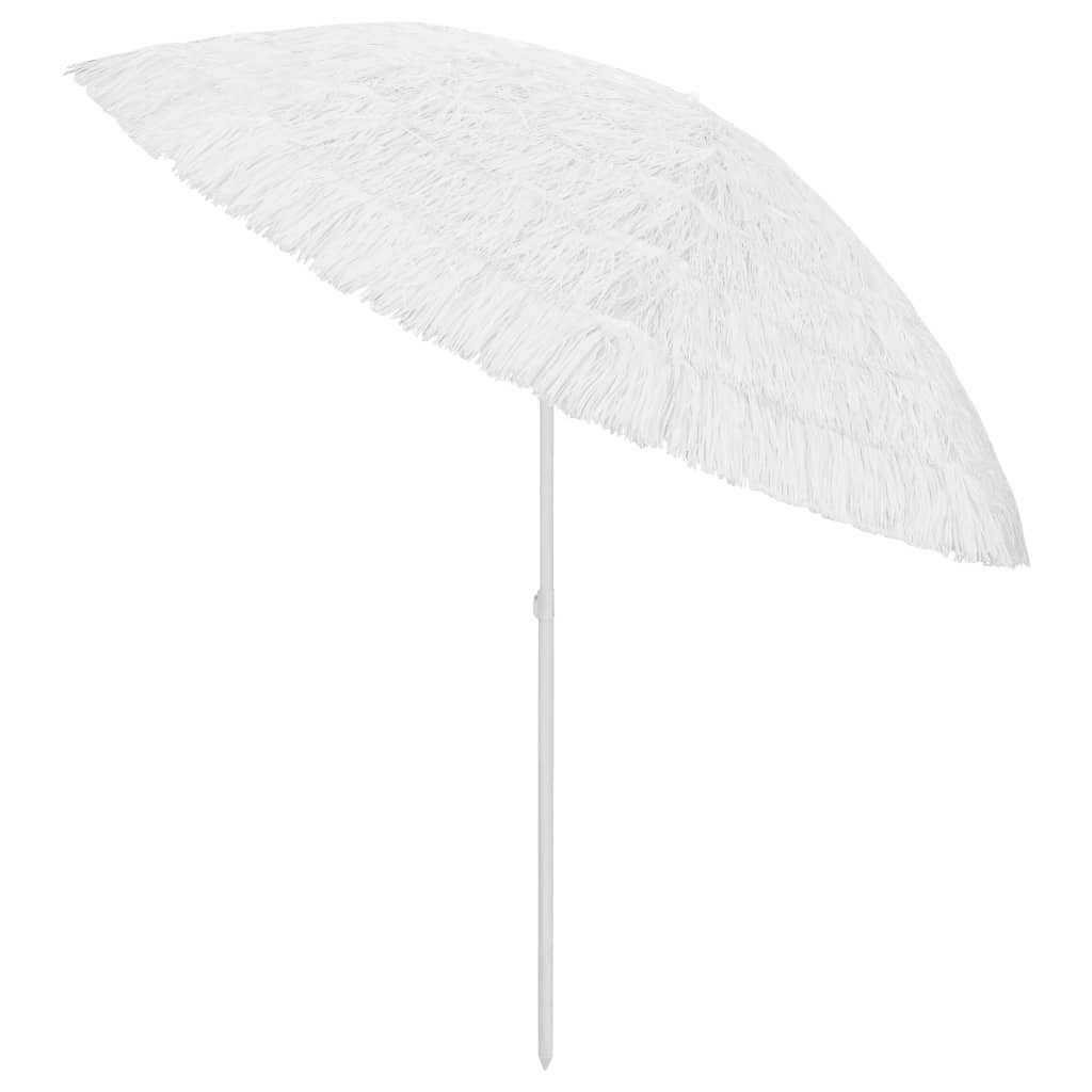 VidaXL Strandschirm Hawaii 300 cm weiß
