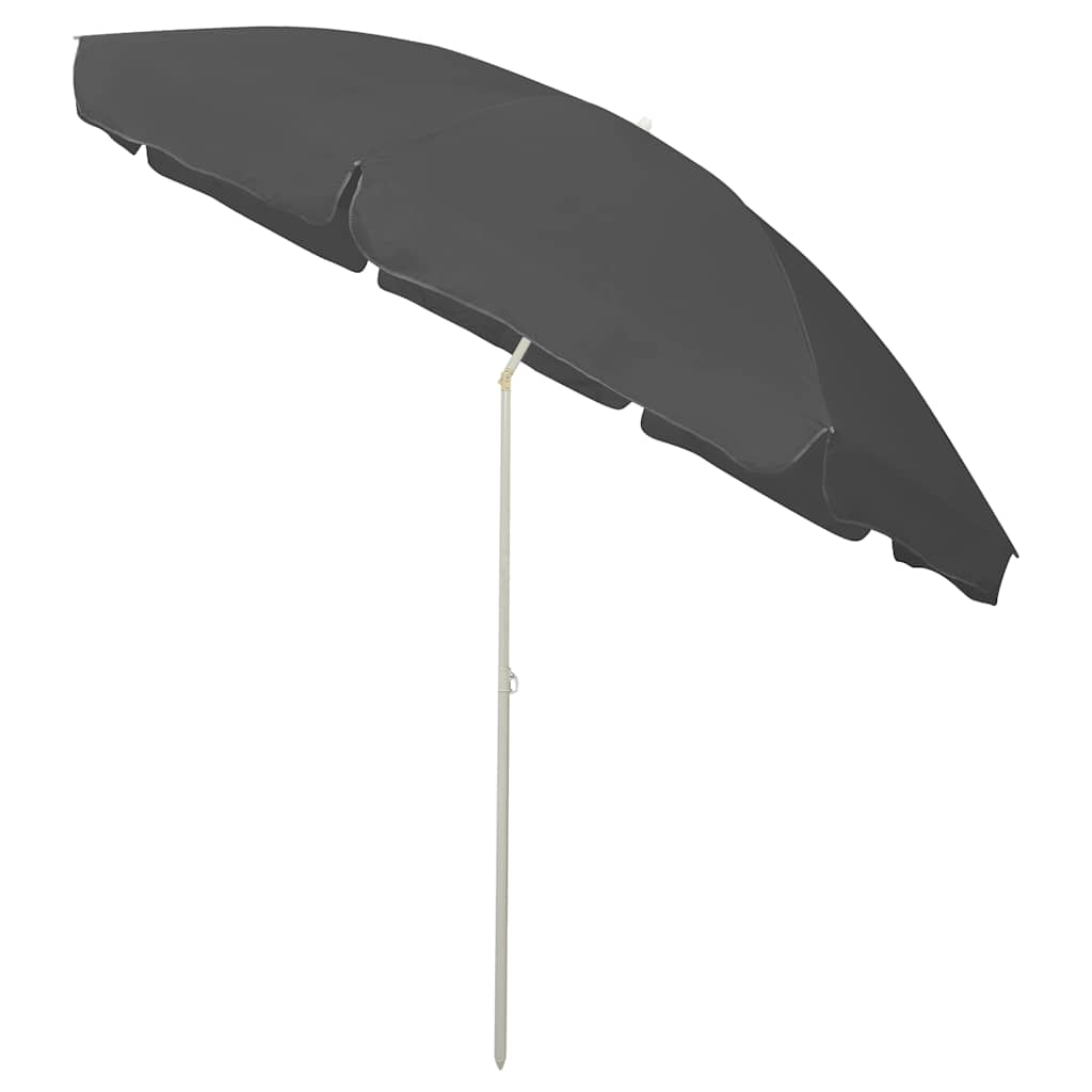 Vidaxl strandparasol 300 cm antracietkleurig