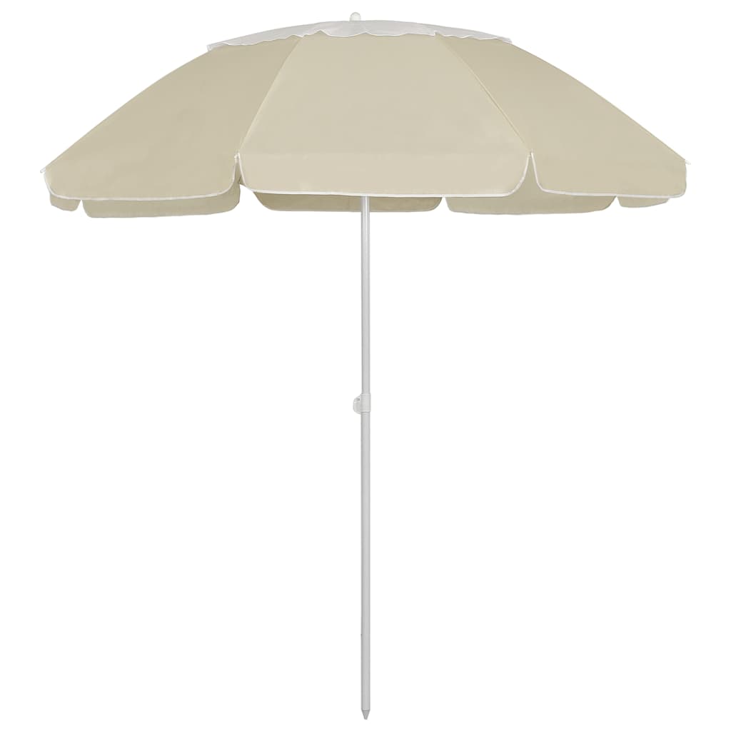 Vidaxl strandparasol 300 cm zandgeel