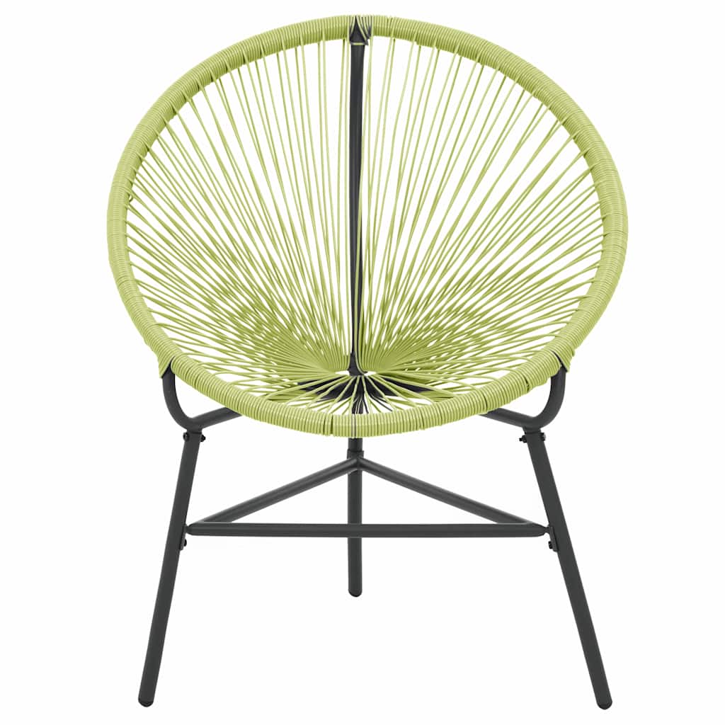Vidaxl tuinstoel acapulco poly rattan groen