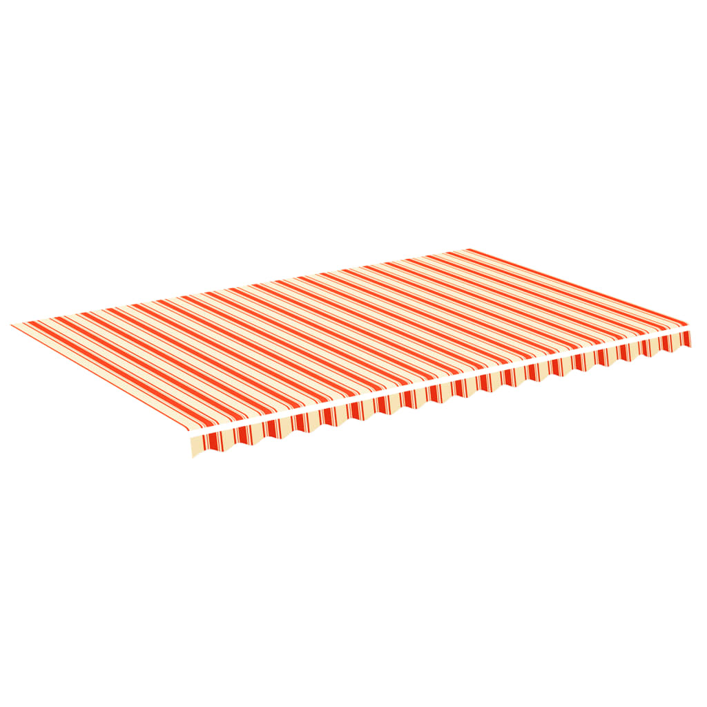 Vidaxx Ersatztuch für Markise 5x3 m Gelb und Orange