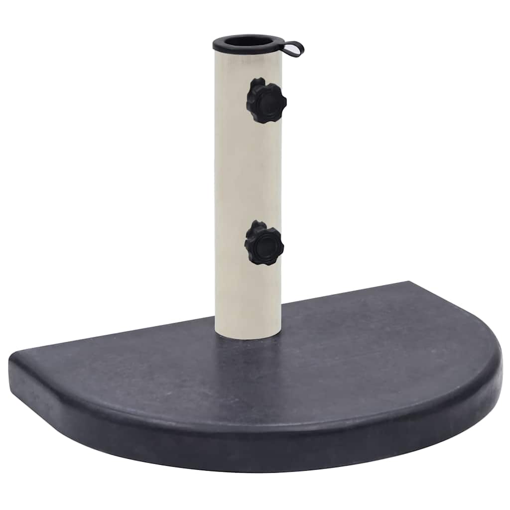 Vidaxl Parasol Foot 40x28x4 cm Granit schwarz