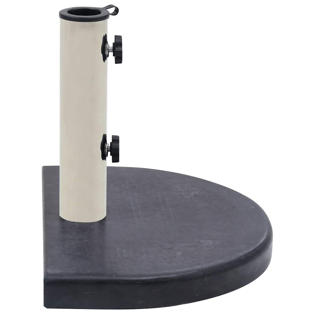 Vidaxl Parasol Foot 40x28x4 cm Granit schwarz