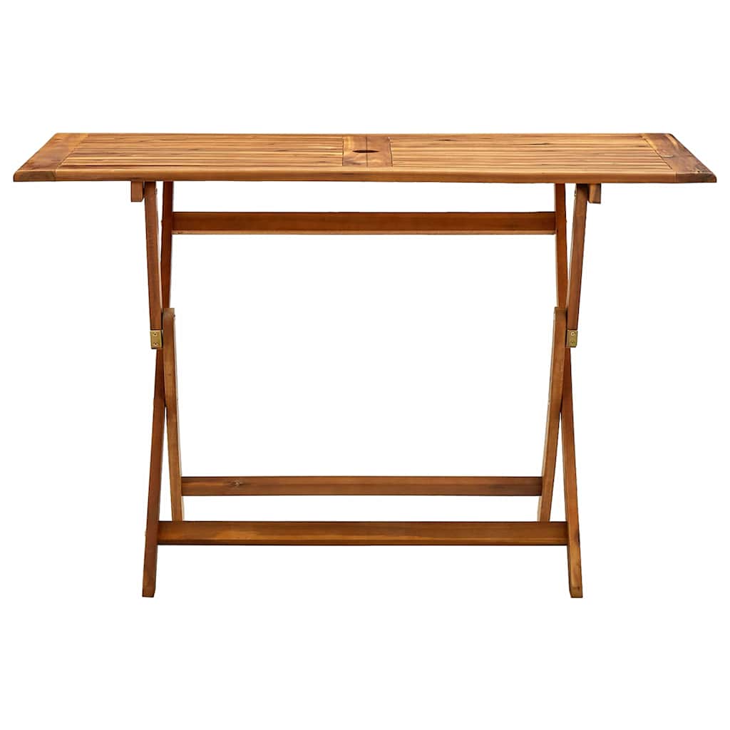 Vidaxl tuintafel inklapbaar 120x70x75 cm massief acaciahout