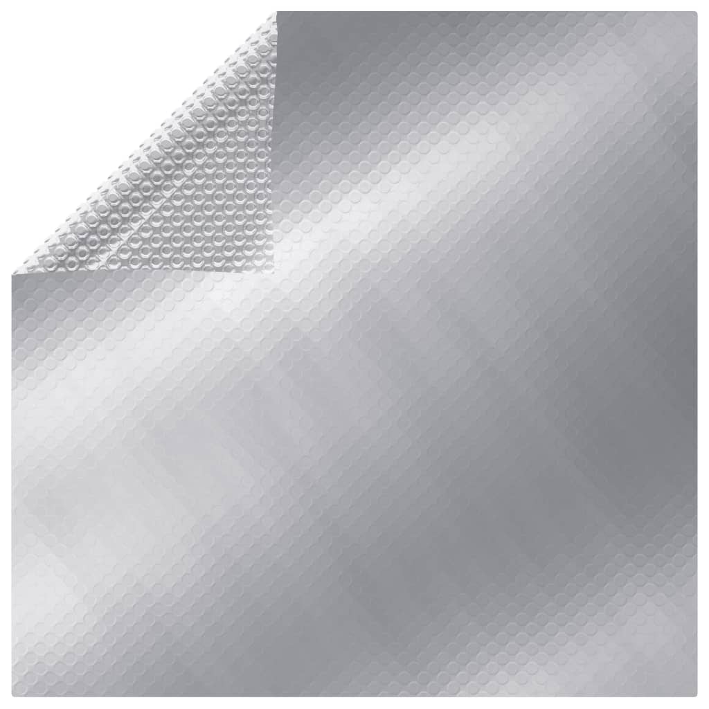 Vidaxl Poolabdeckung rechteckig 800 x 500 cm PE Silberfarbe