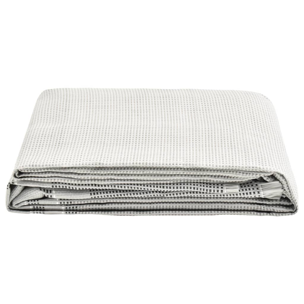 Vidaxl Zelt Teppich 400x250 cm Grau