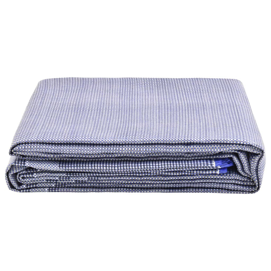 Vidaxl Zelt Teppich 450x250 cm Blau