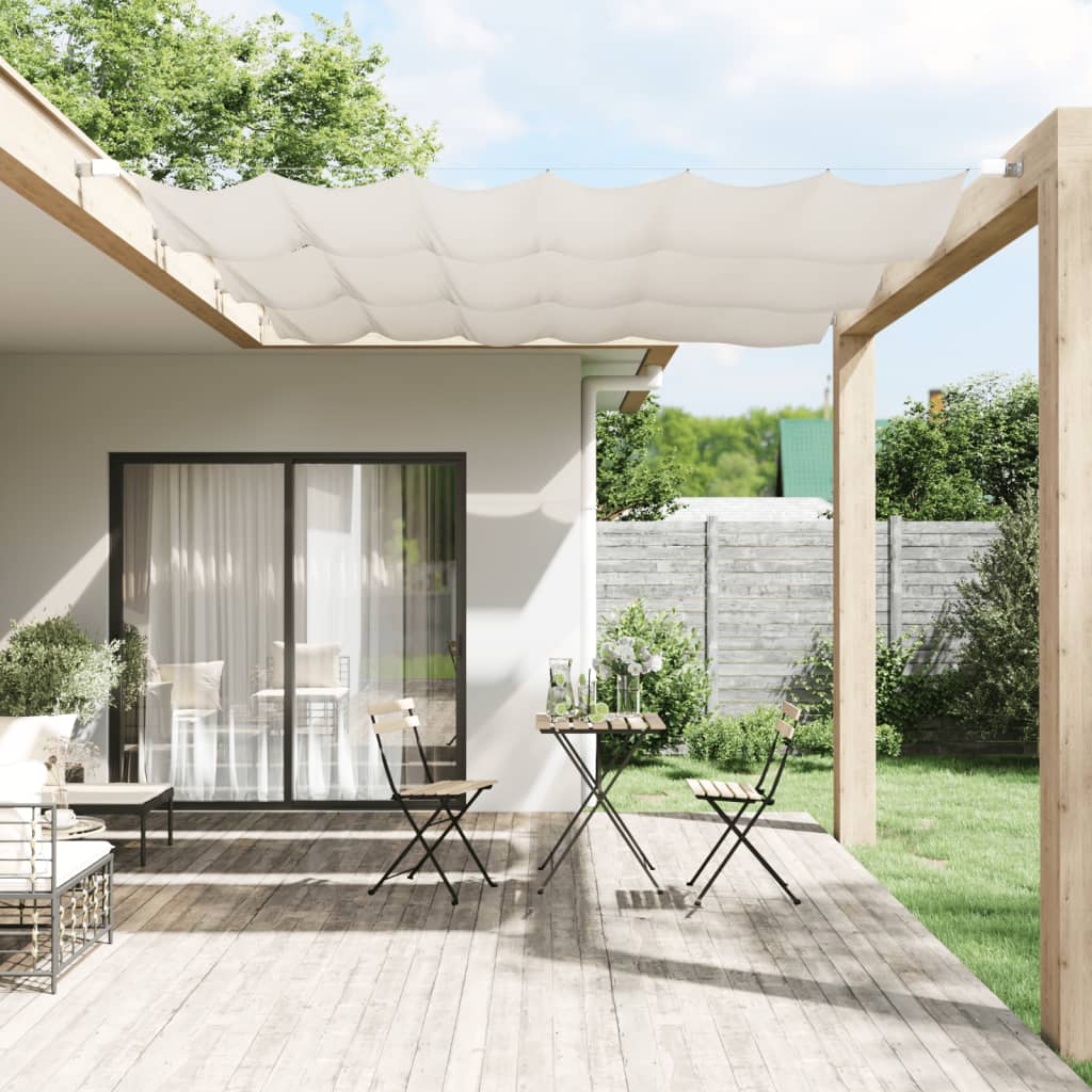 Vidaxl Luifel vertikal 100x270 cm Oxford Stoff weiß