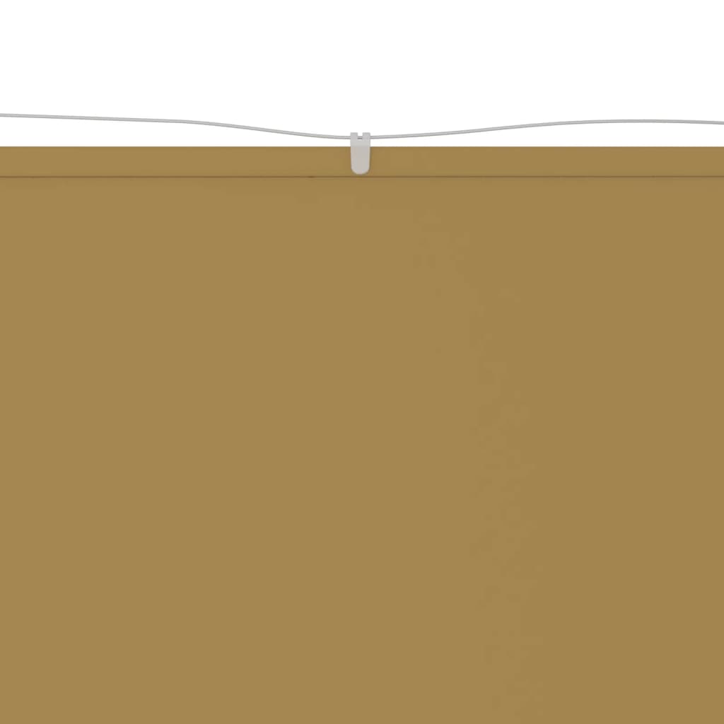 Vidaxl Luifel Vertikal 60x420 cm Oxford Stoff Beige