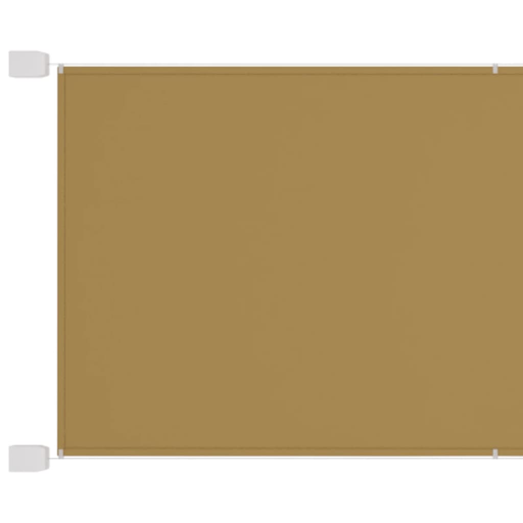 Vidaxl Luifel Vertikal 180 x 270 cm Oxford Stoff Beige