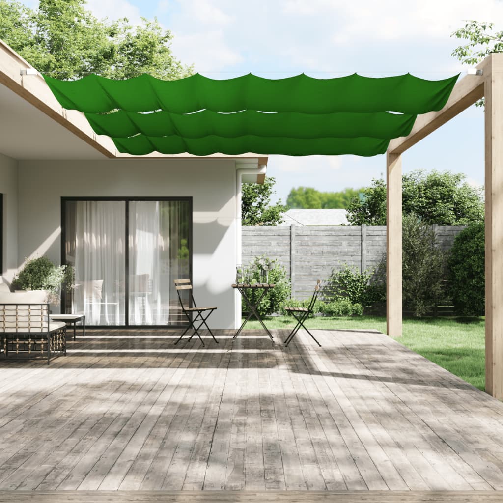 Vidaxl Luifel vertikal 180 x 360 cm Oxford Stoff hellgrün