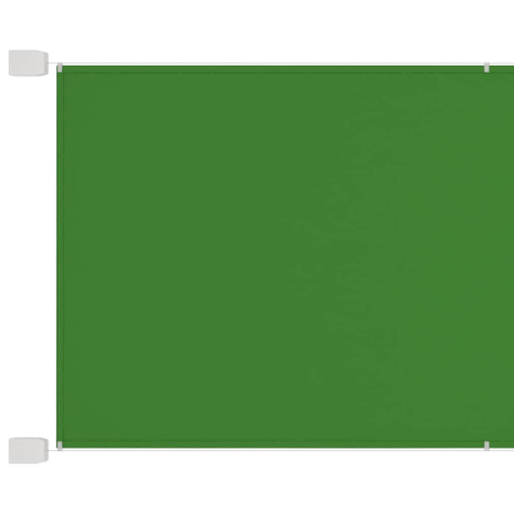 Vidaxl Luifel vertikal 250 x 420 cm Oxford Stoff hellgrün