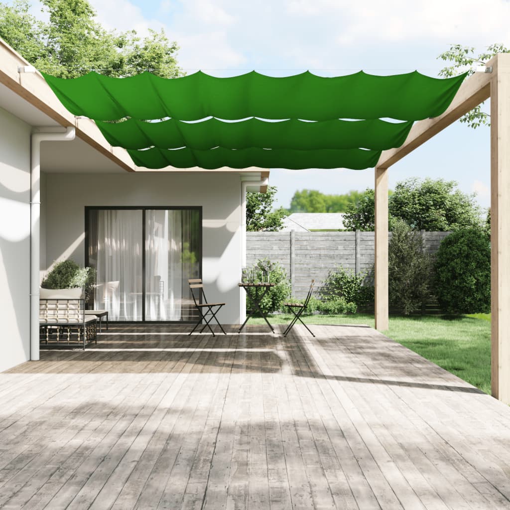 Vidaxl Luifel vertikal 250 x 420 cm Oxford Stoff hellgrün