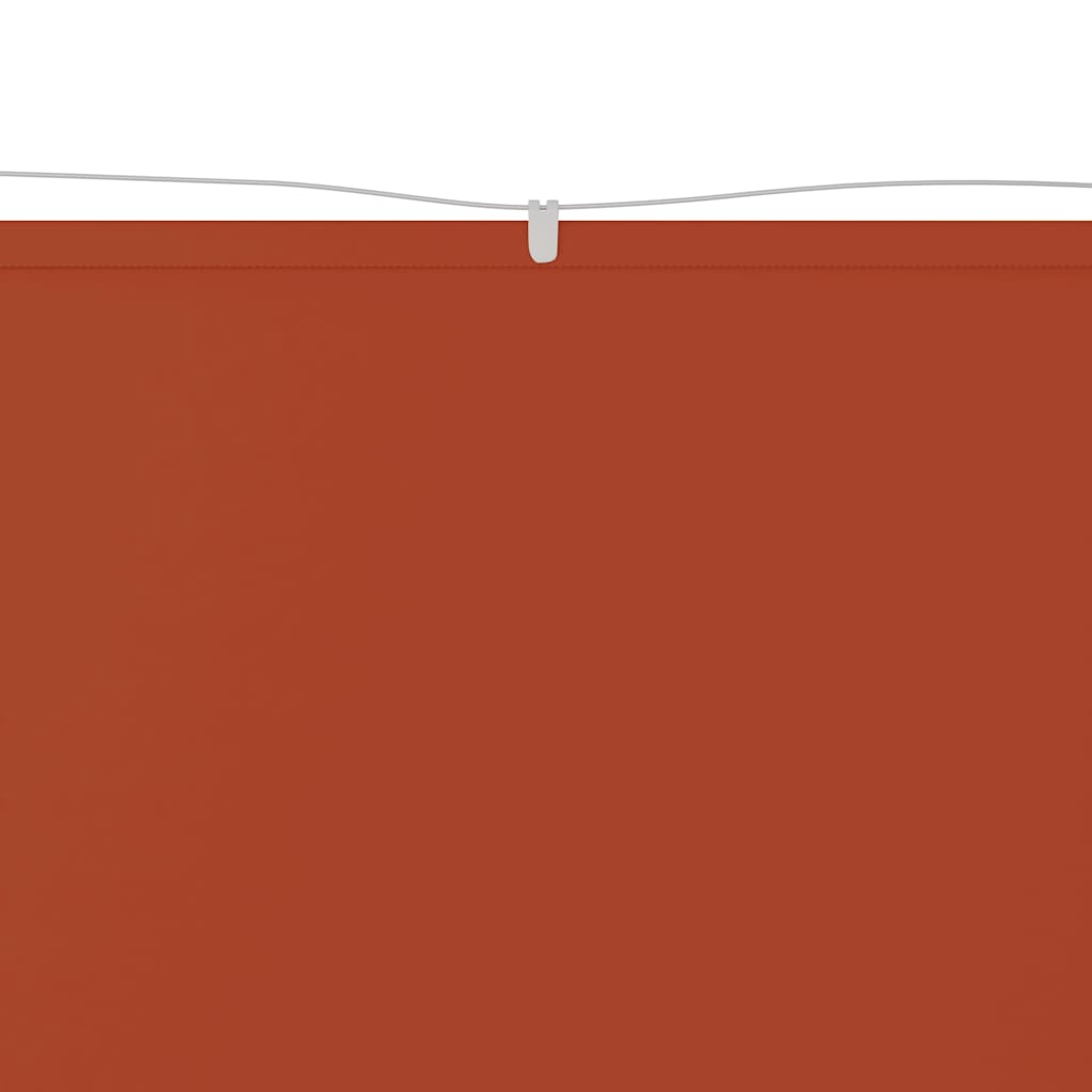 Vidaxl Luifel Vertikal 60x1200 cm Oxford Fabric Terracotta -Colored