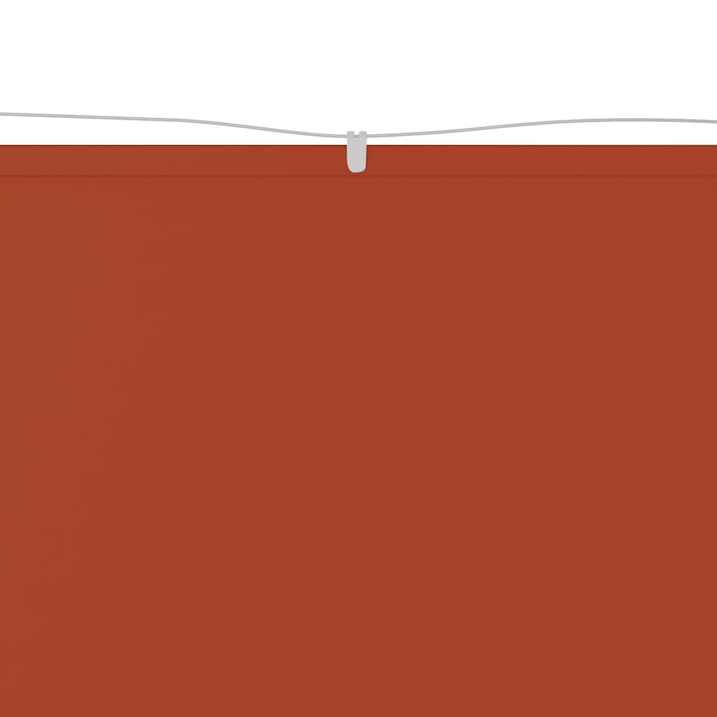 Vidaxl Luifel Vertikal 180 x 600 cm Oxford Fabric Terracotta -gelöscht