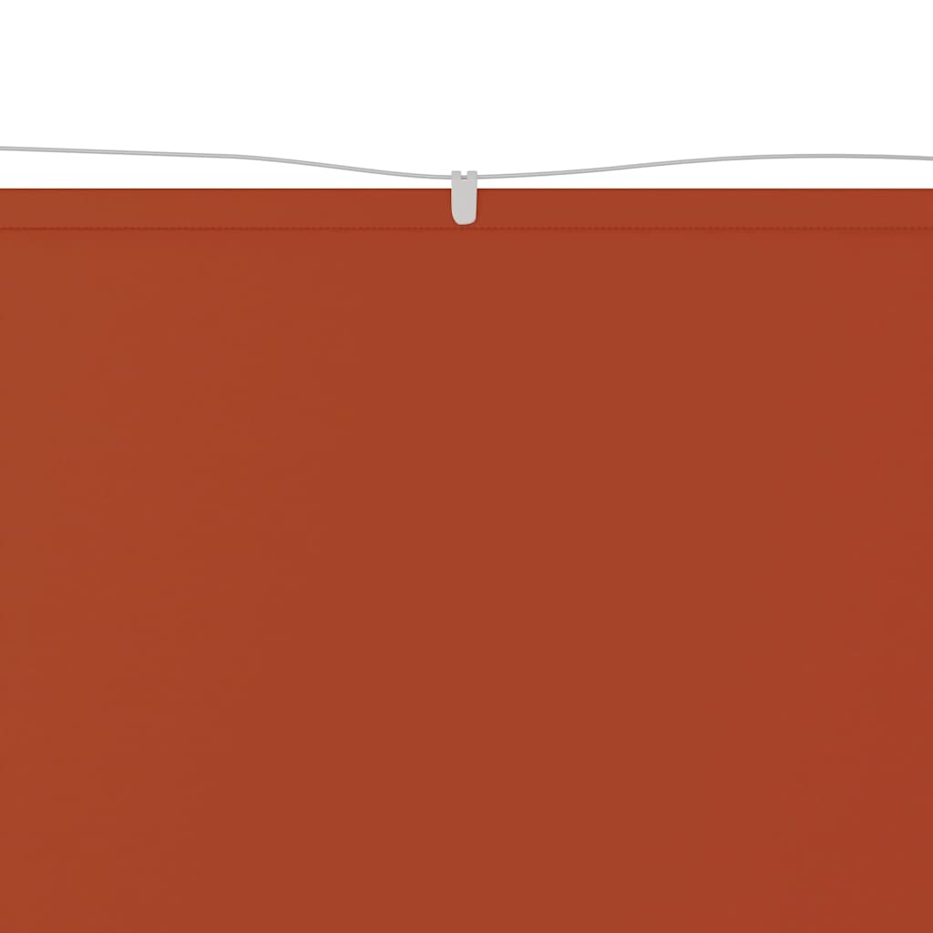 Vidaxl Luifel Vertikal 180 x 1000 cm Oxford Fabric Terracotta -Colored