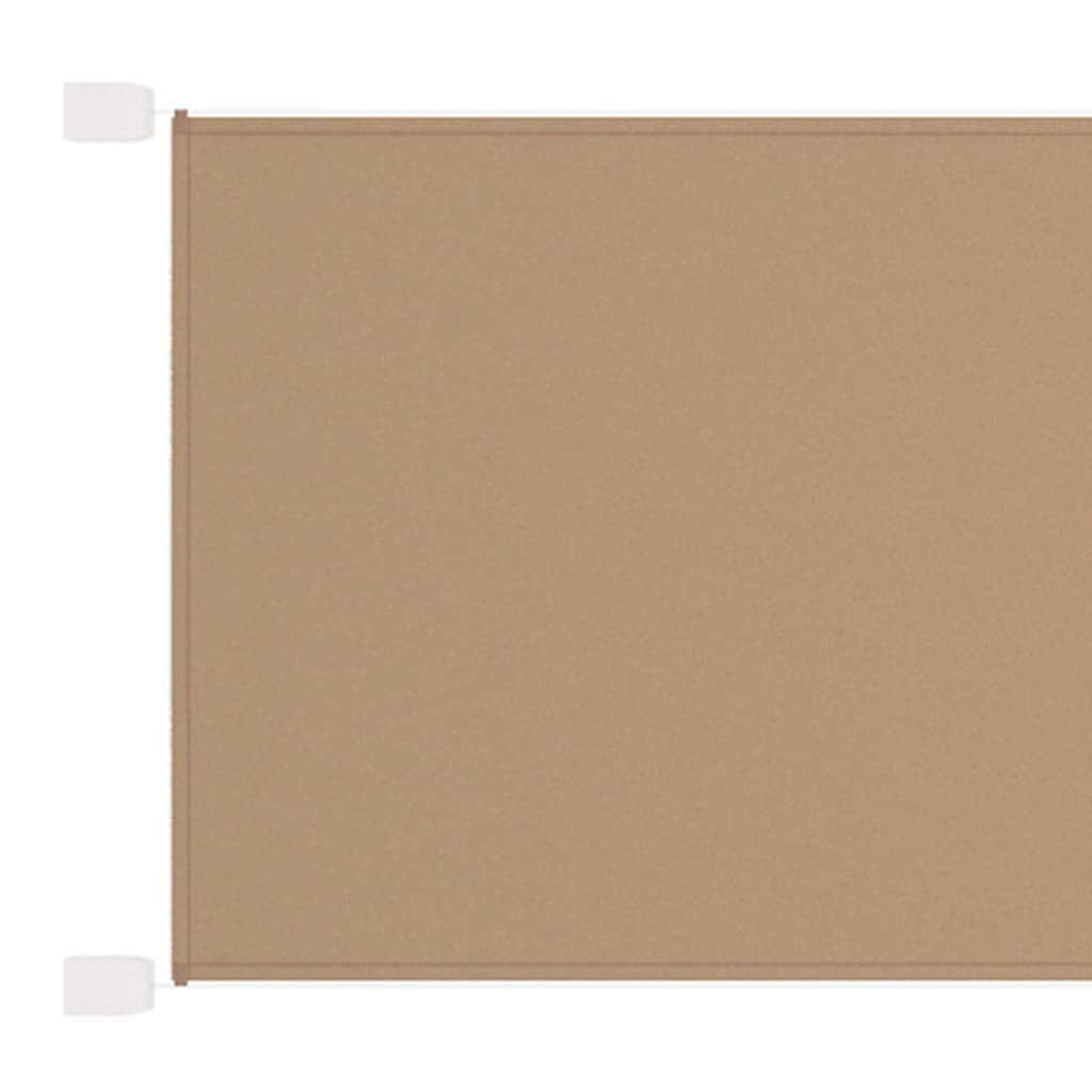 Vidaxl Luifel Vertikal 60x360 cm Oxford Stofftaupe