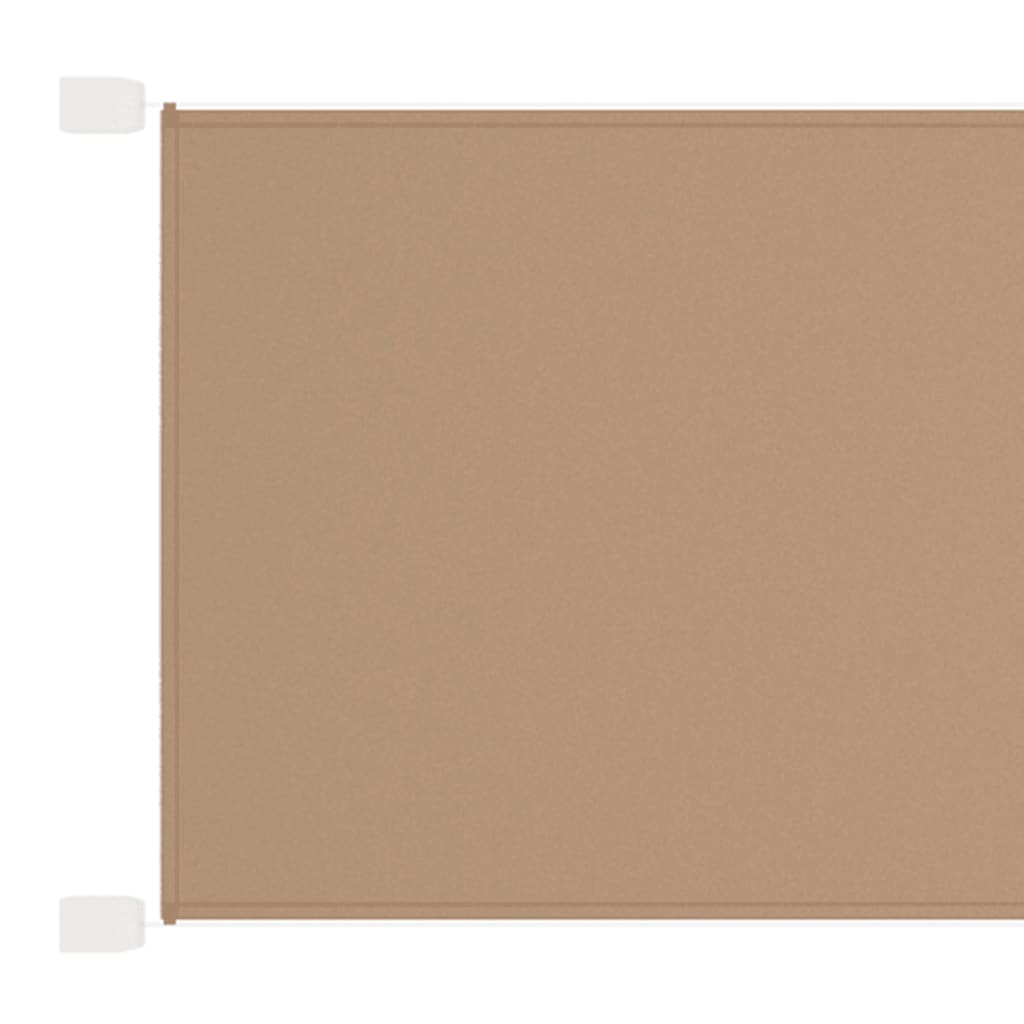 Vidaxl Luifel Vertikal 100x270 cm Oxford Stofftaupe