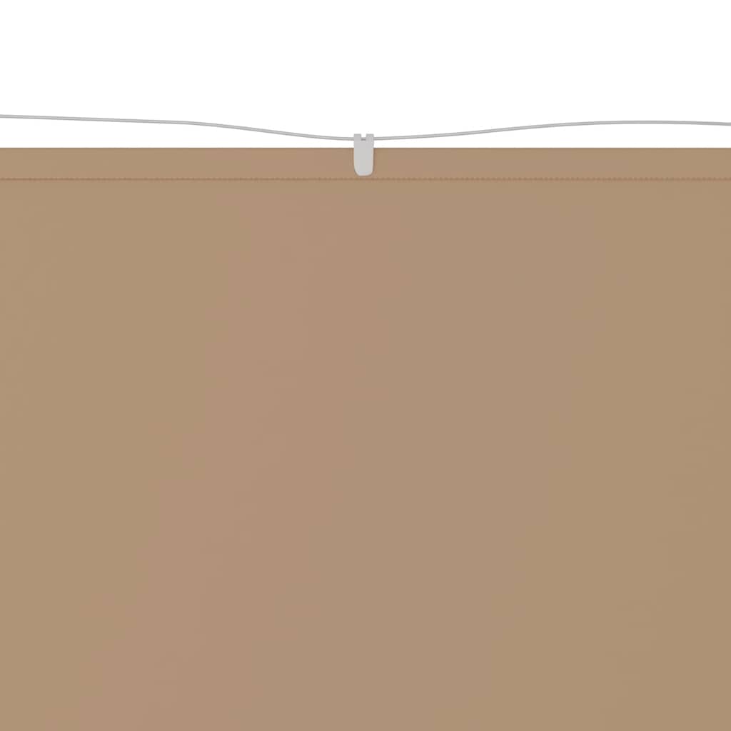 Vidaxl Luifel vertikal 140 x 600 cm Oxford Stofftaupe